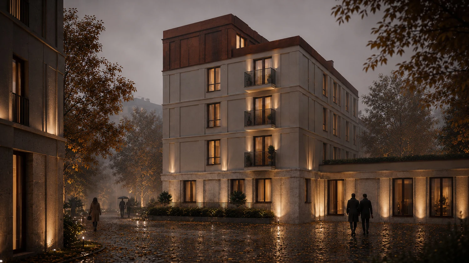 Silver House — otoczenie